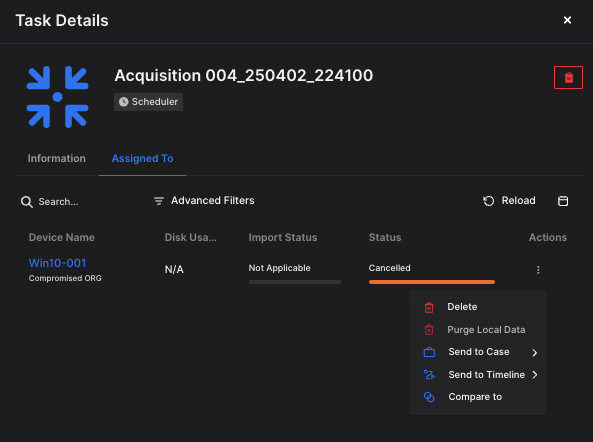 Task Cancellation and Deletion | Cisco XDR Forensics Knowledge Base