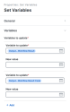 Set Variable Properties