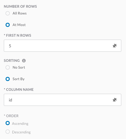 Number of Rows