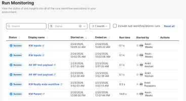 Run Monitoring