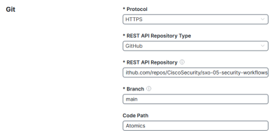 Atomics Repo Git Info