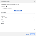 Create Judgment
