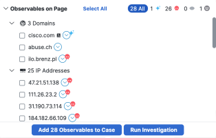 Observables on Page Hover